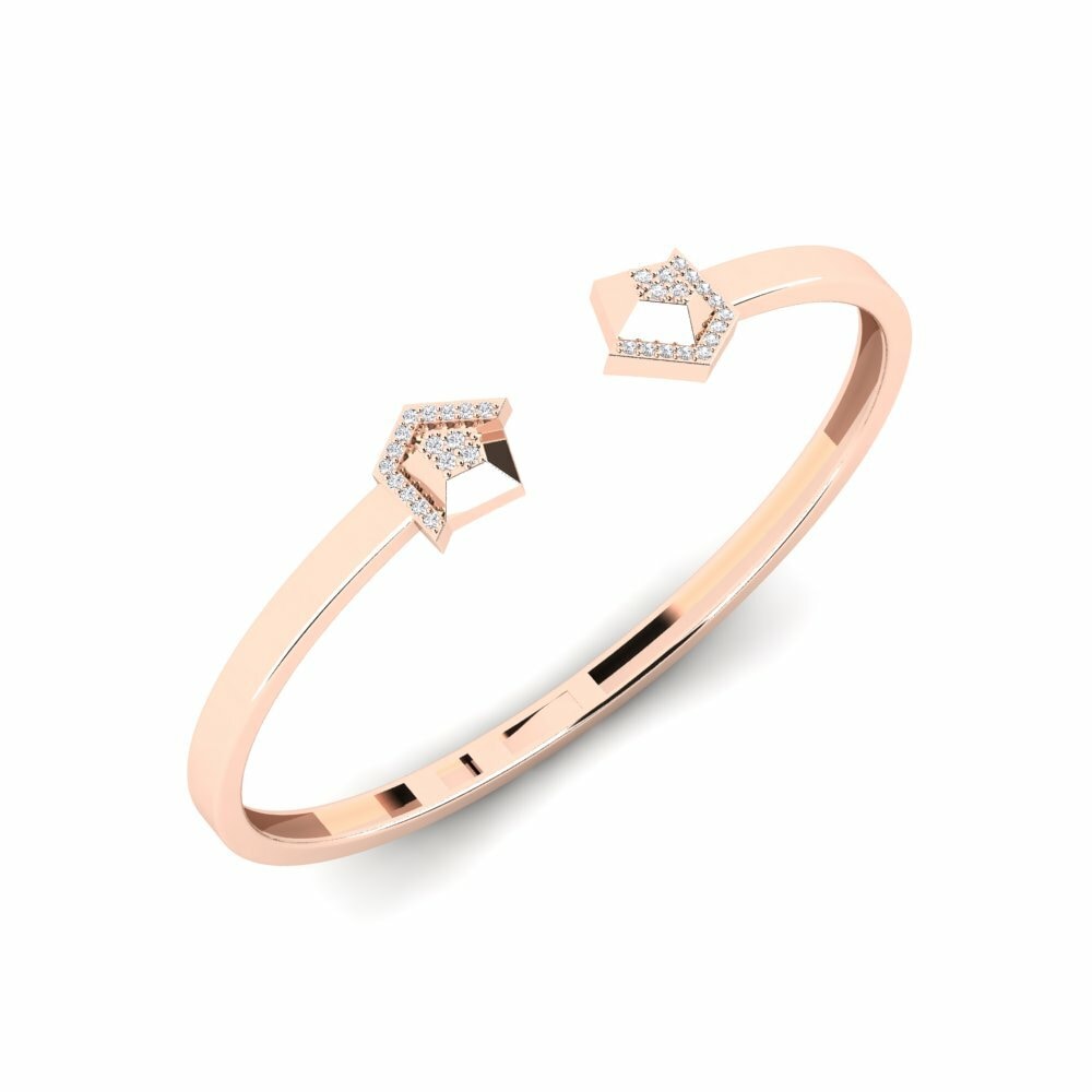 9k Oro Rosa Pulsera de Mujer Latitude