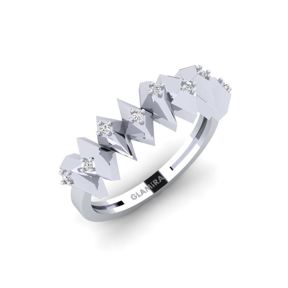 Platine 950 Bague Lukuga
