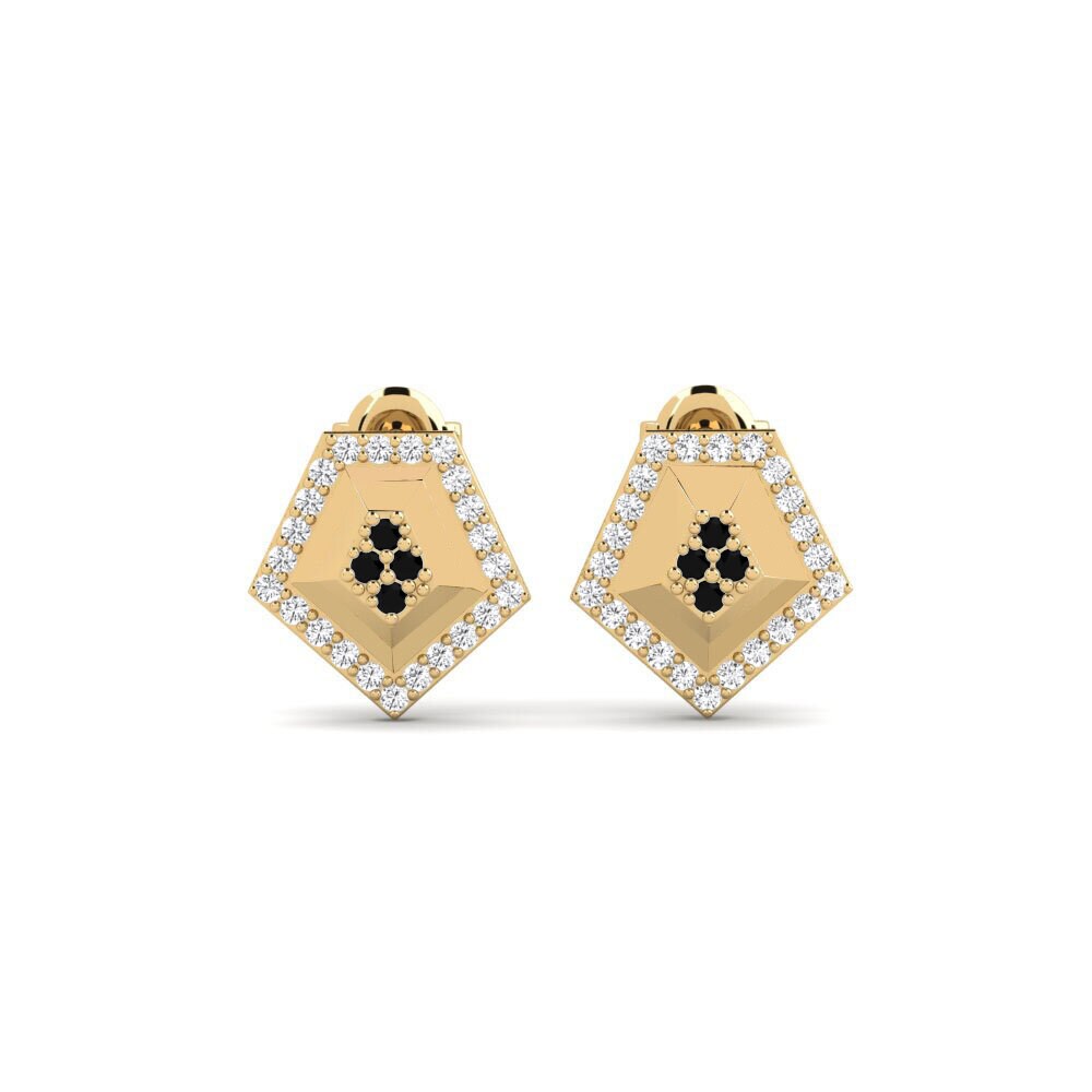 Black Sapphire Women's Earring Lunarcycle