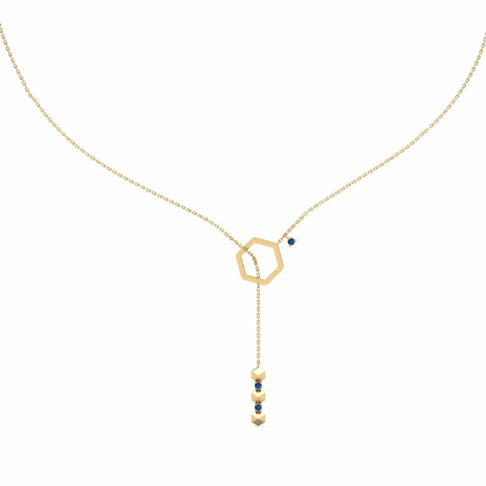 Dark Blue Zirconia Women's Necklace Matondi
