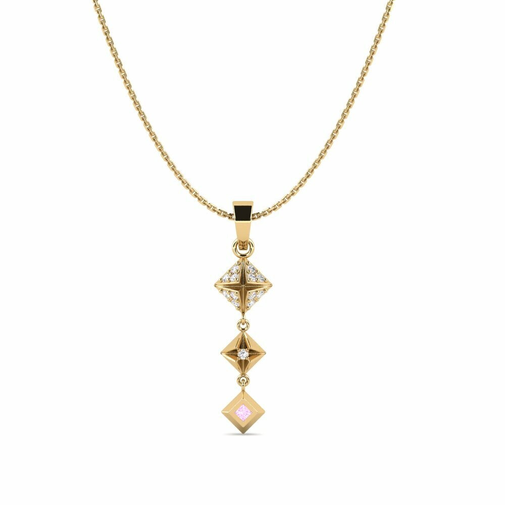 Zafiro Rosado Colgante de Mujer Mbali