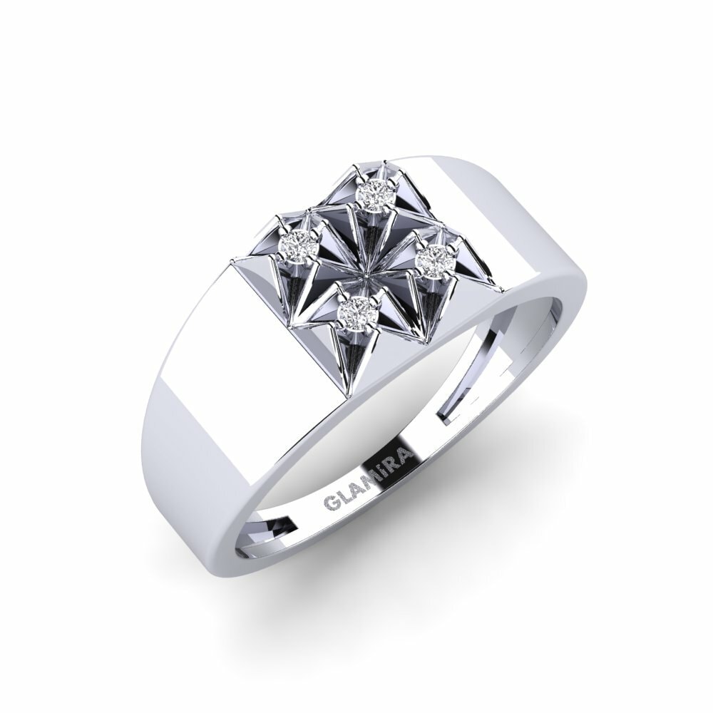 Platine 950 Bague Moseoli