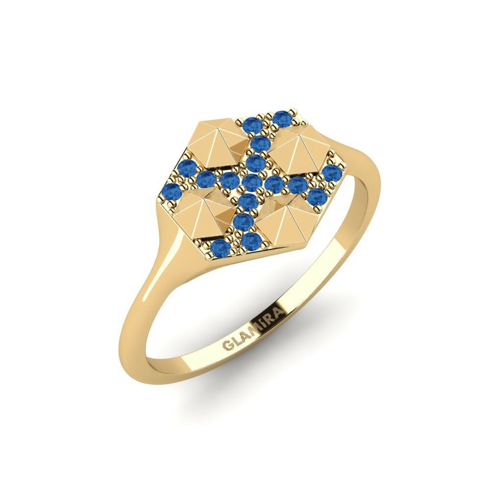 Dark Blue Zirconia Ring Ndatenda