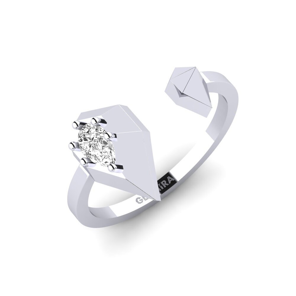 14ct White Gold Ring Meghna