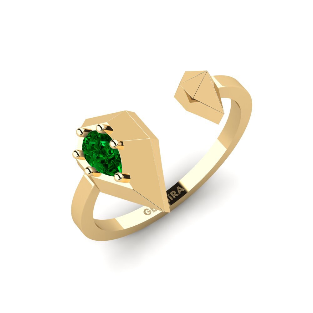Zircone Verde Anello Meghna