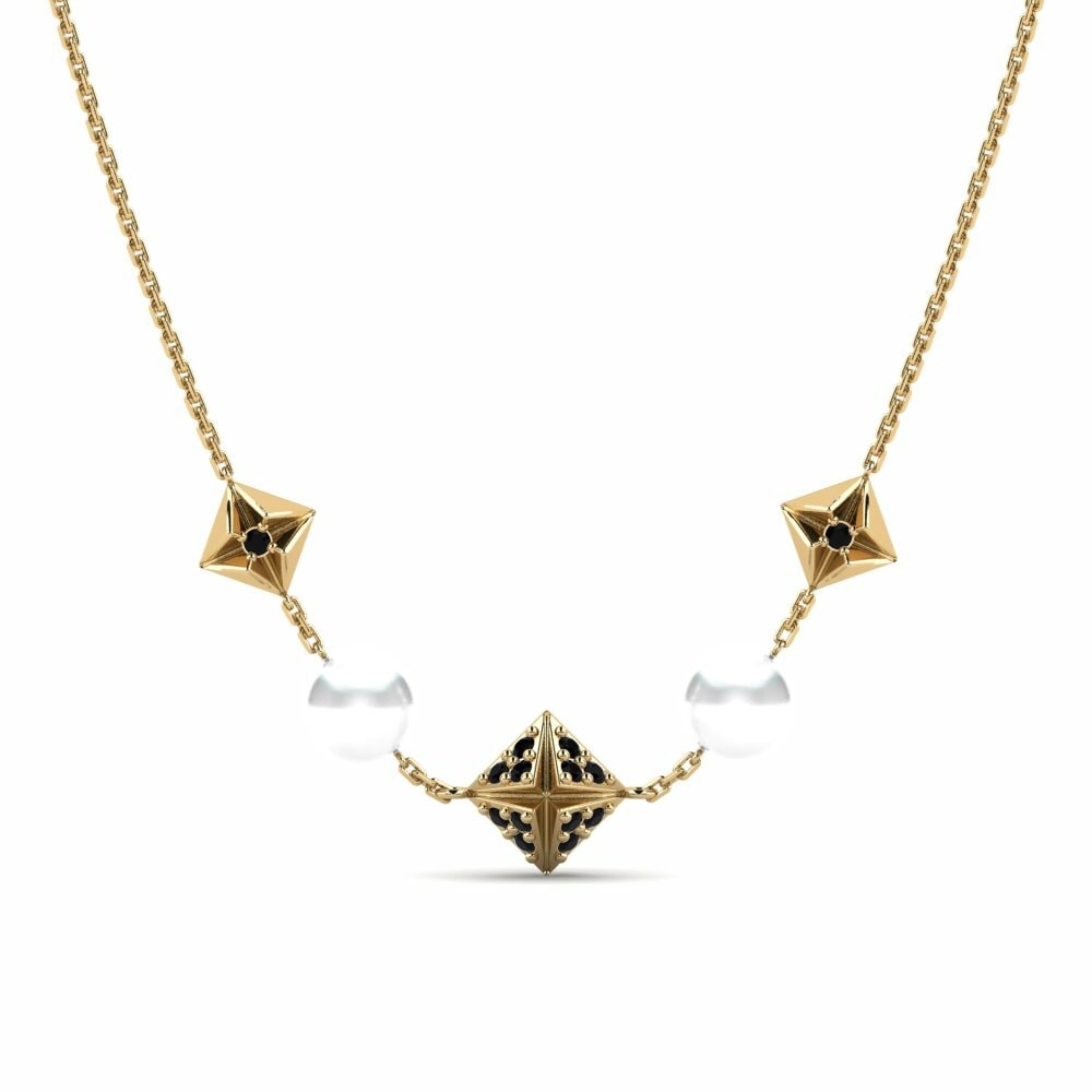 Black Diamond Women's Necklace Nelinurkne
