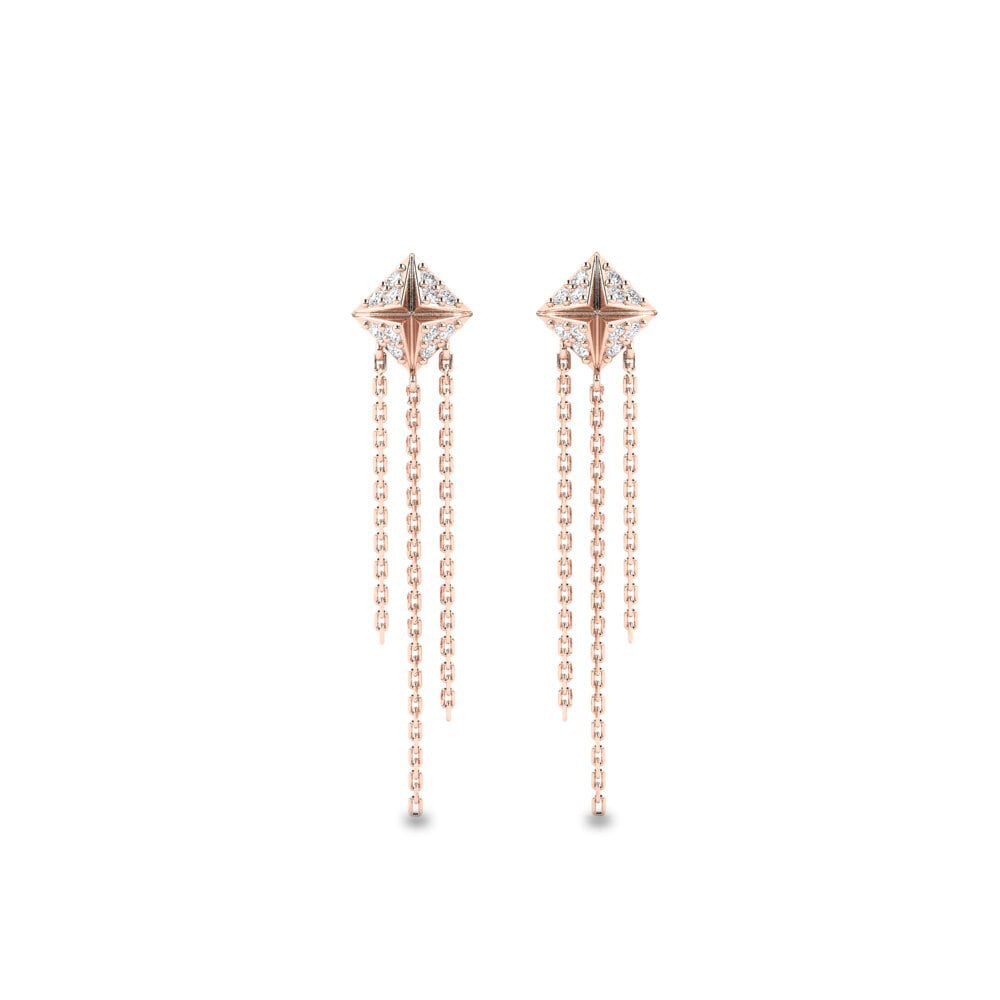 9ct Rose Gold Women's Earring Nsonda