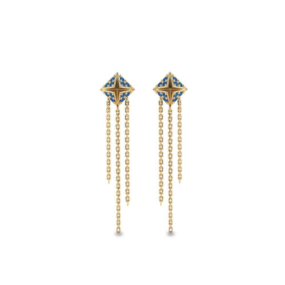Dark Blue Zirconia Women's Earring Nsonda