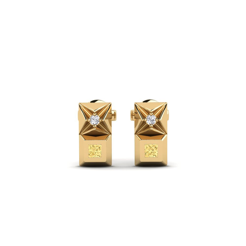 Yellow Diamond Women's Earring Ntweaso