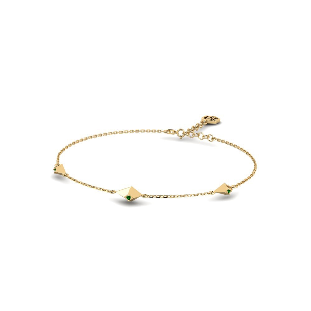 Zircone Verde Bracciale da donna Okavango