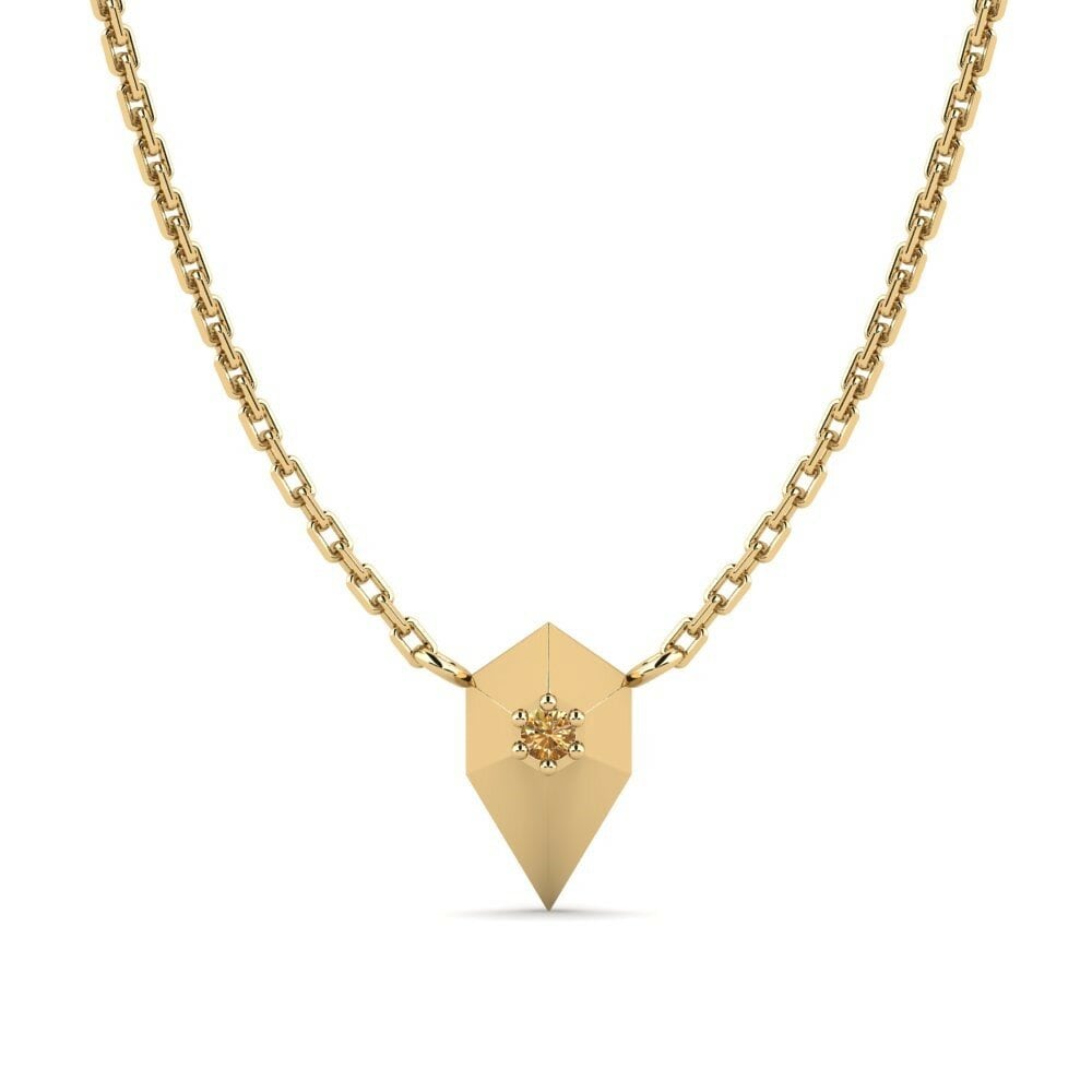 Brown Diamond Women's Necklace Ouham
