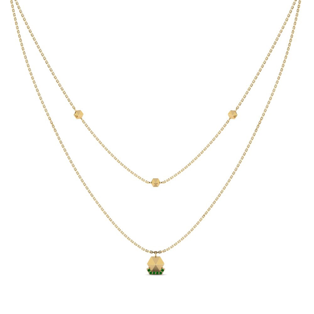 Zircone Verde Collana da donna Paldies