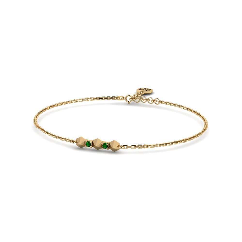 Zircone Verde Bracciale da donna Pili