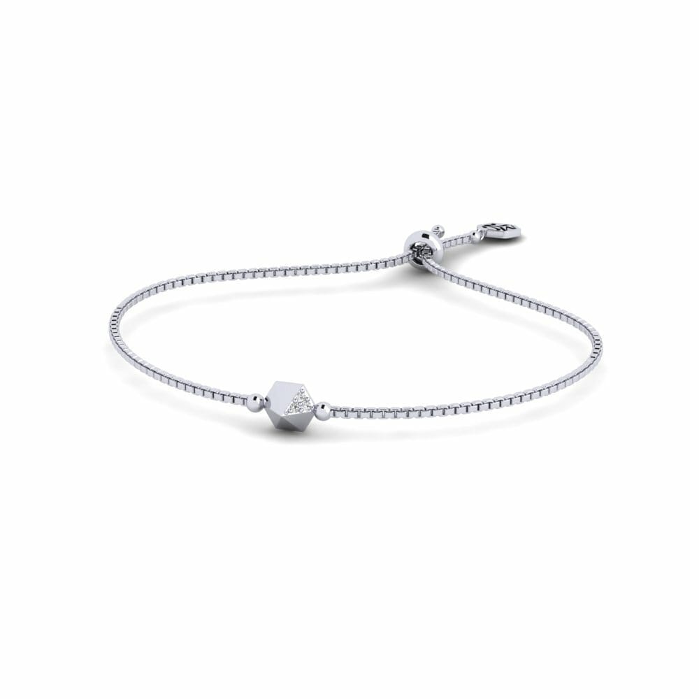 Oro Bianco 375 Bracciale da donna Pitelemu