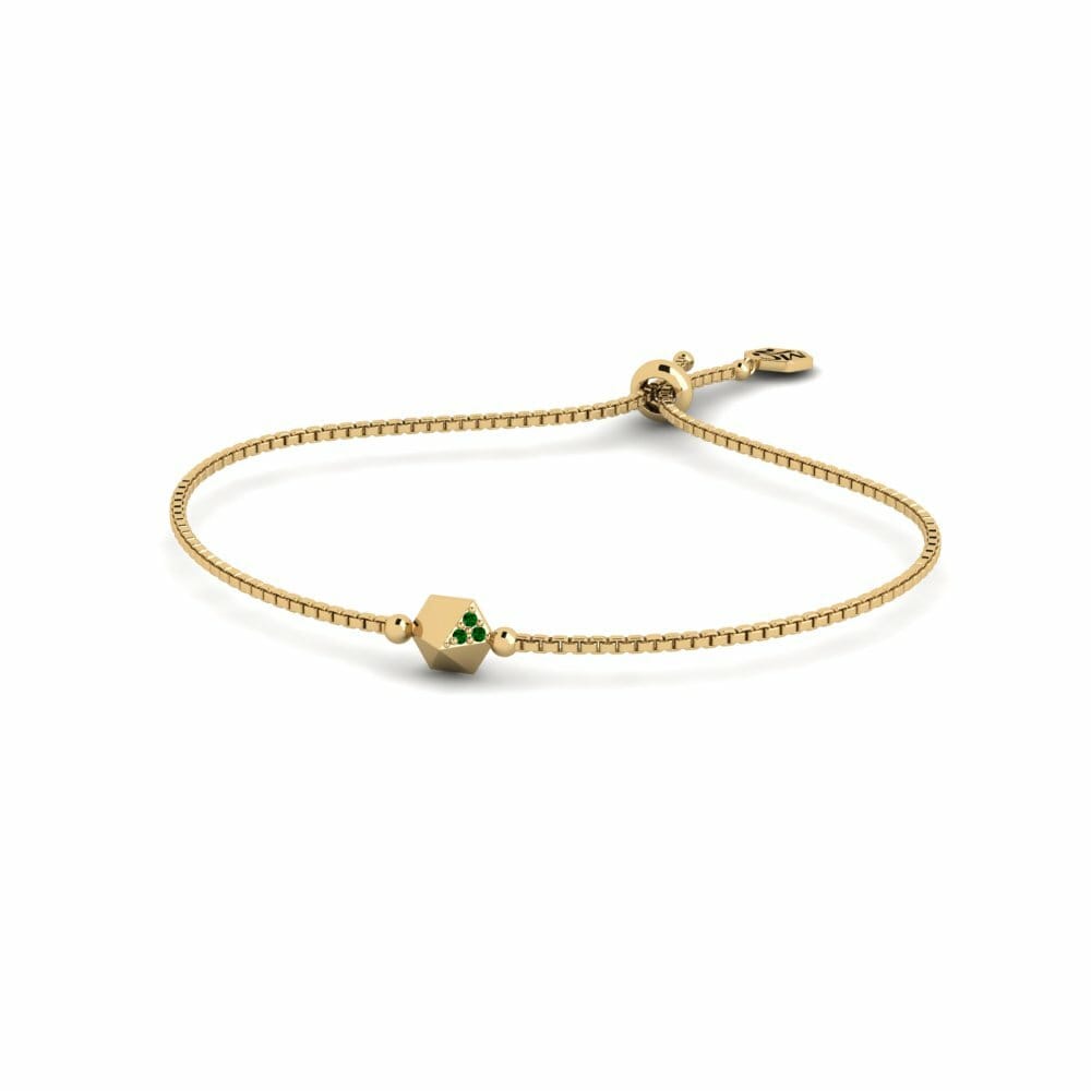 Zircone Verde Bracciale da donna Pitelemu