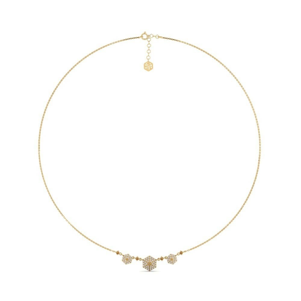 Brown Diamond Women's Necklace Prisustvo