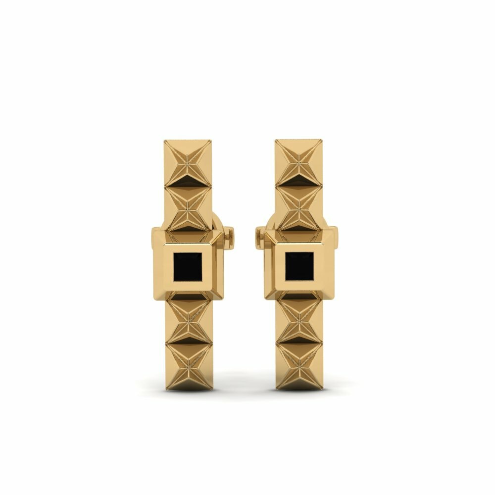 Black Sapphire Women's Earring Quadru