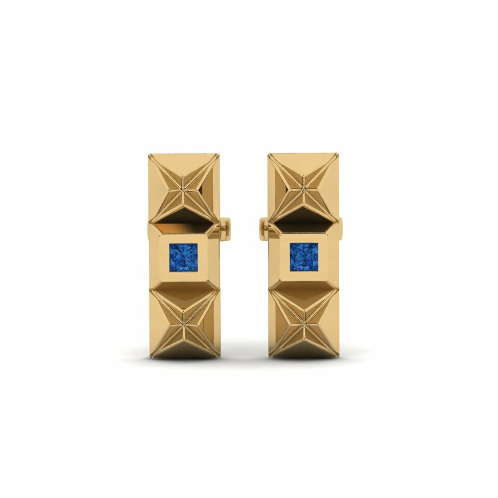 Dark Blue Zirconia Women's Earring Recuncho