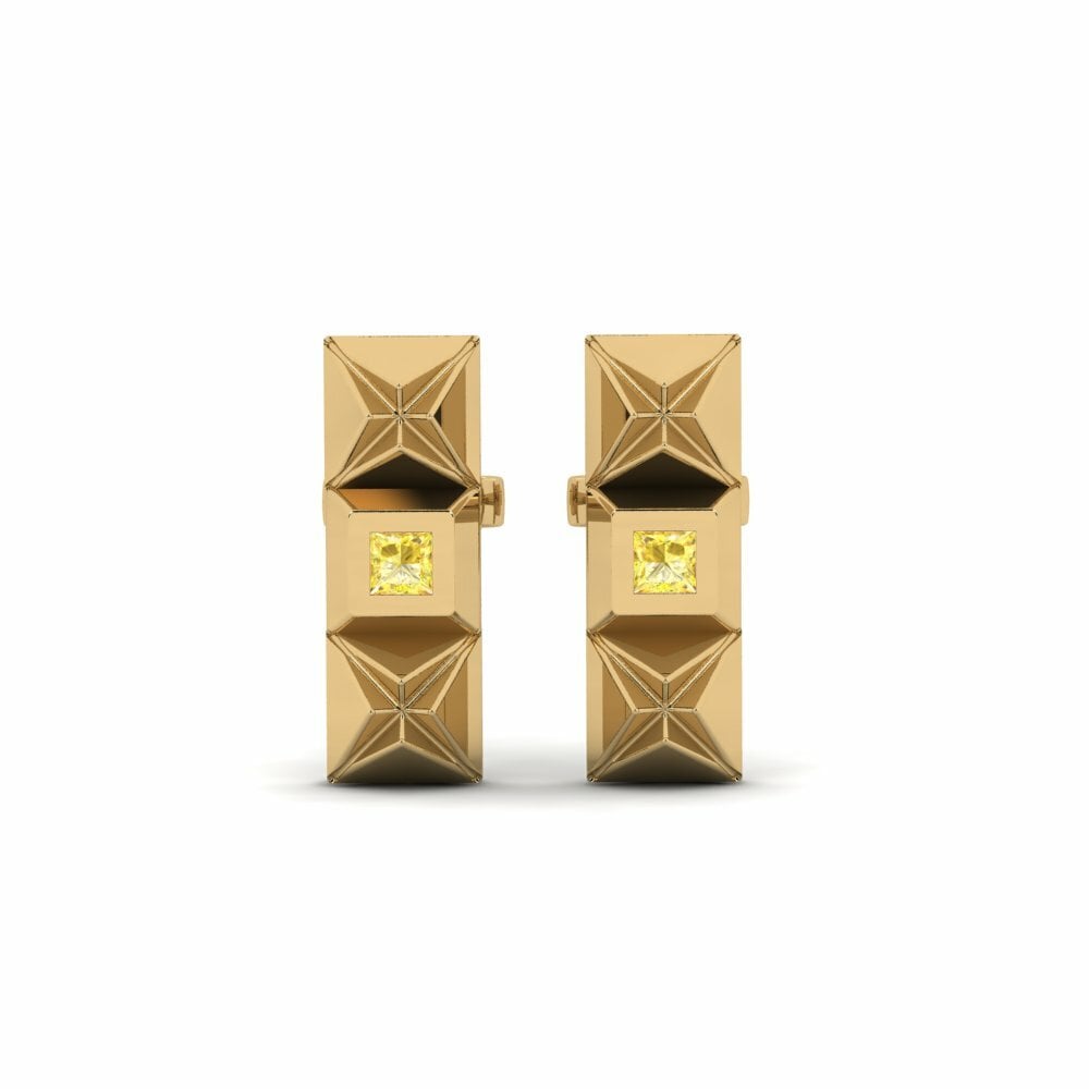 Yellow Sapphire Women's Earring Recuncho