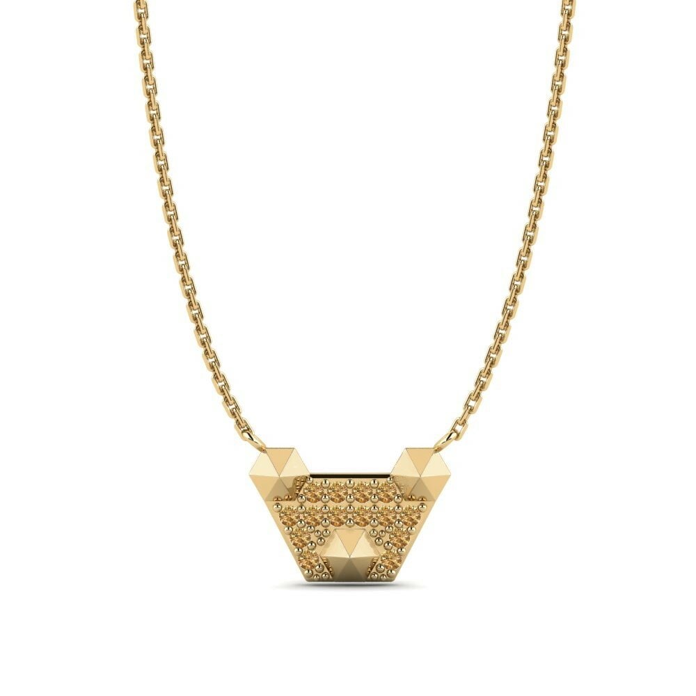 Brown Diamond Women's Necklace Resyei
