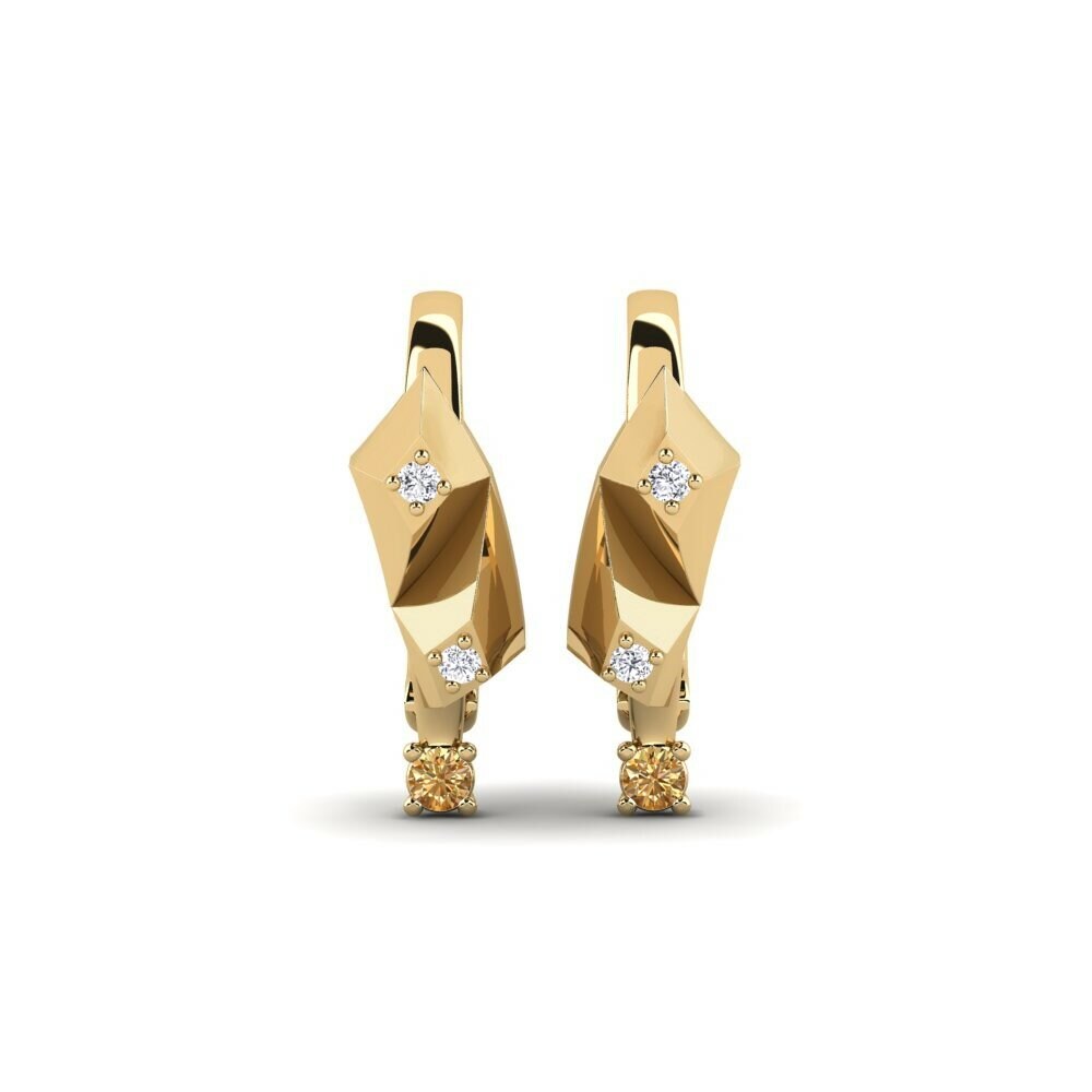Brown Diamond Women's Earring Richting