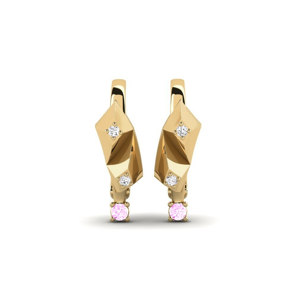 Pink Sapphire Women's Earring Richting