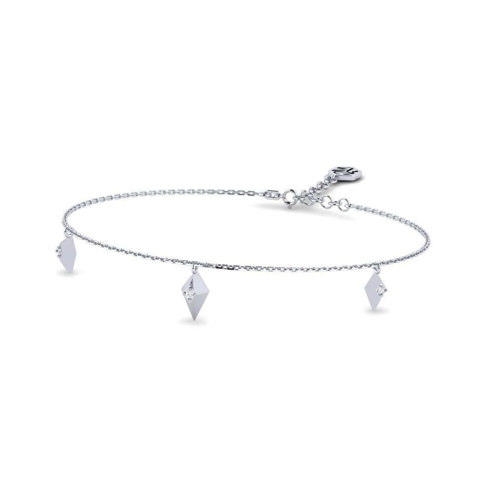 Oro Bianco 375 Bracciale da donna Ruvubu