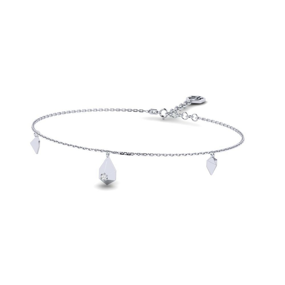 Oro Bianco 375 Bracciale da donna Ruzizi