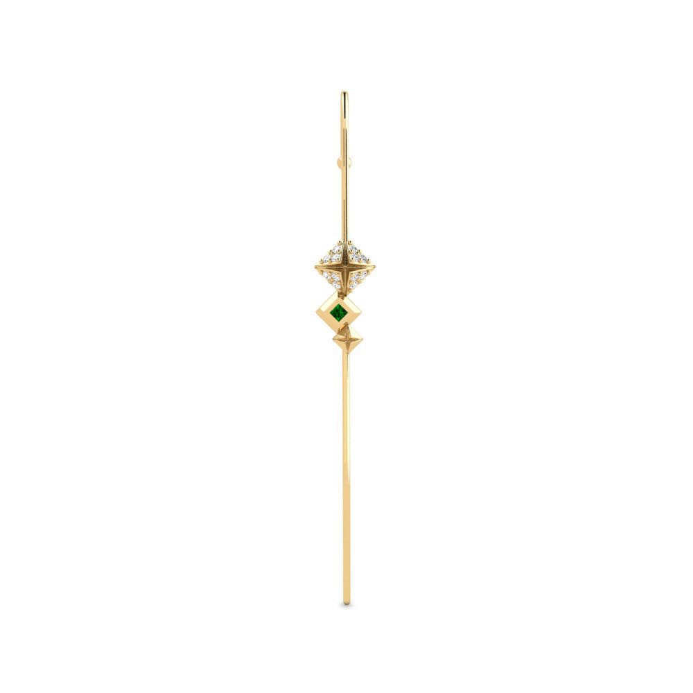 Groene Zirkoon Oorpiercing Sarok