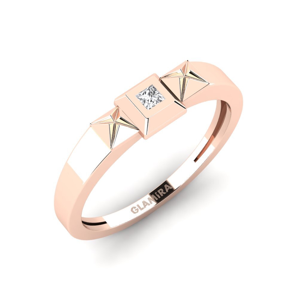 9ct Rose Gold Ring Sekwere
