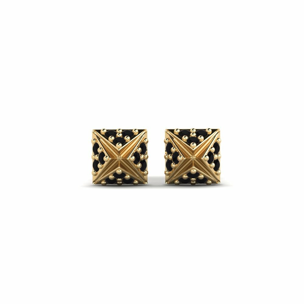 Black Sapphire Women's Earring Sgwar