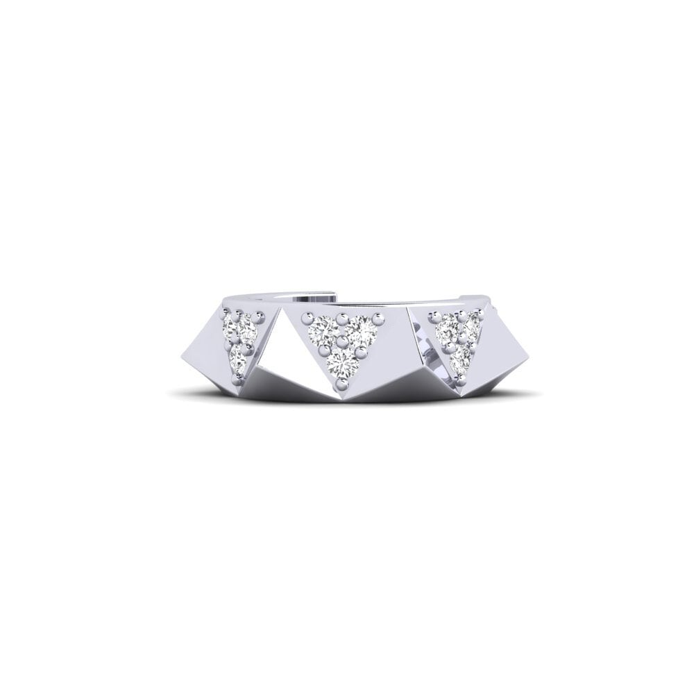 9ct White Gold Women's Earring Shaver