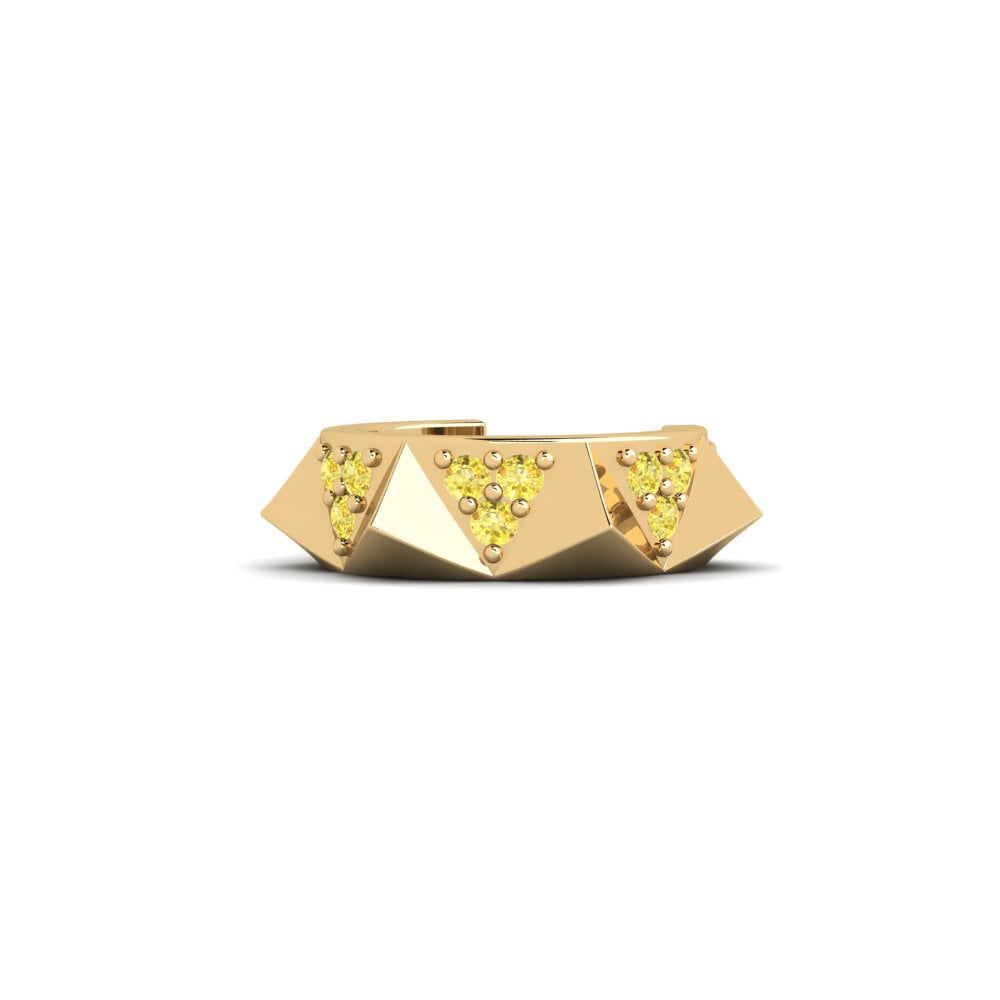 Yellow Sapphire Women's Earring Shaver