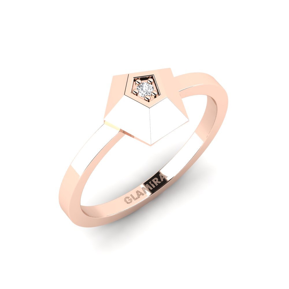 9ct Rose Gold Pinky Ring Southpole
