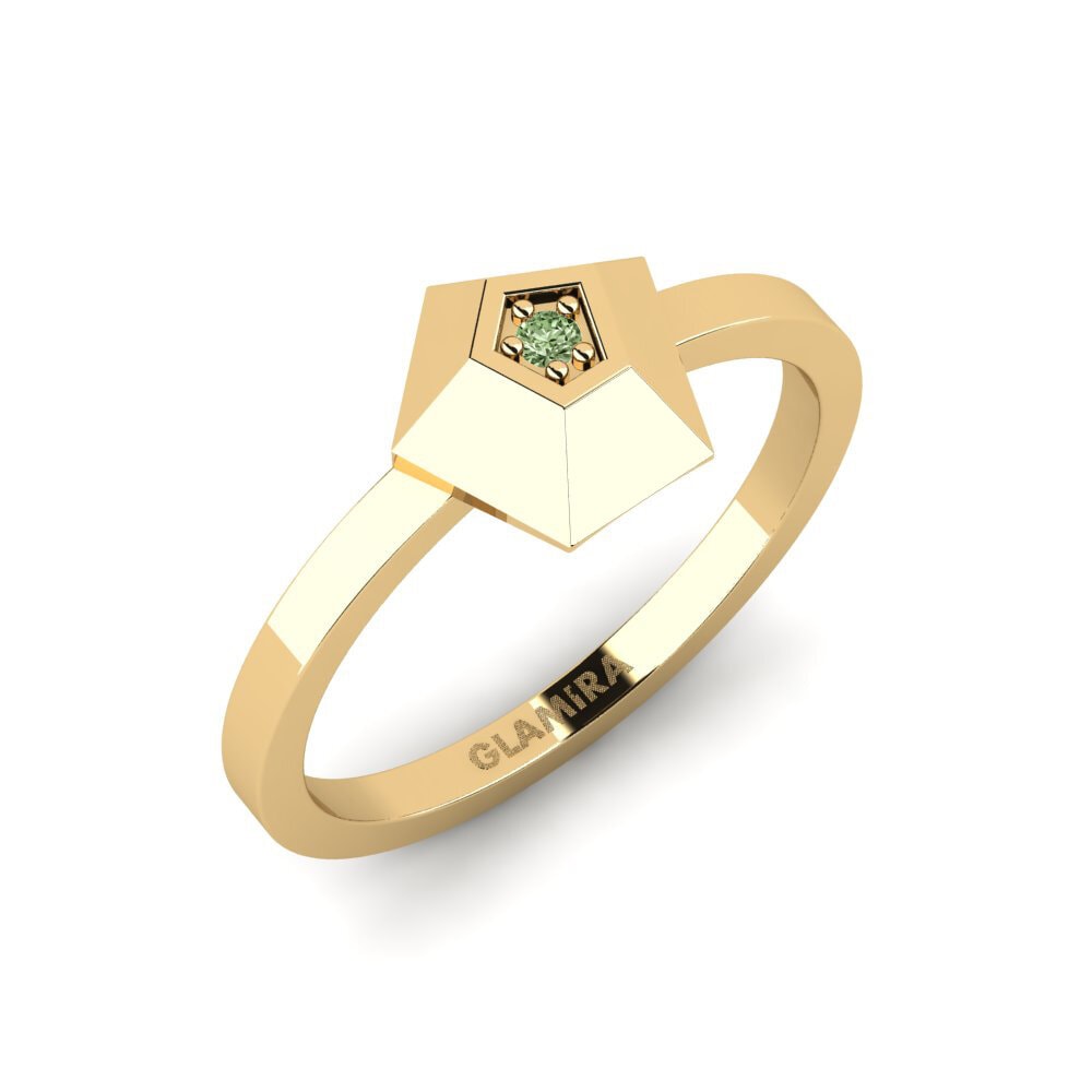 Groene Diamant Pinkring Southpole