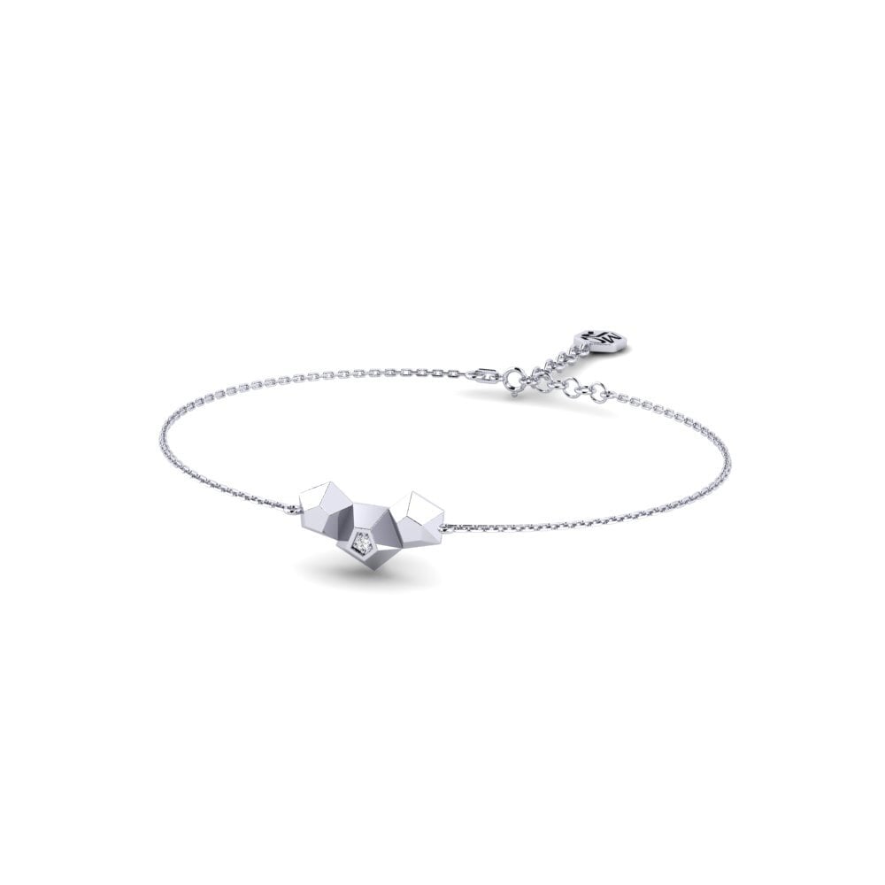 Oro Bianco 375 Bracciale da donna Spacecraft