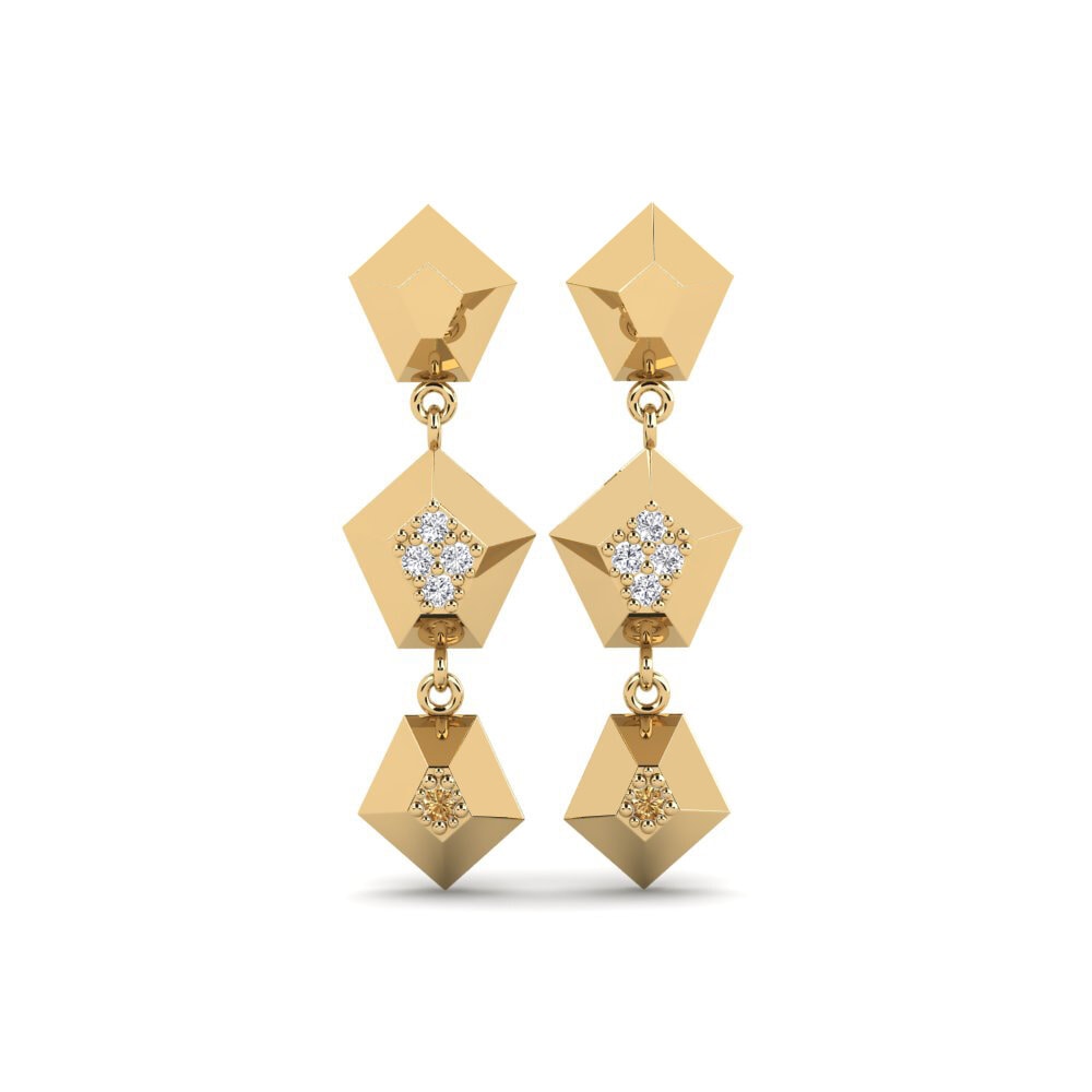 Brown Diamond Women's Earring Spectralin - B