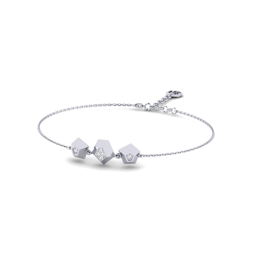 Oro Bianco 375 Bracciale da donna Stellarflare