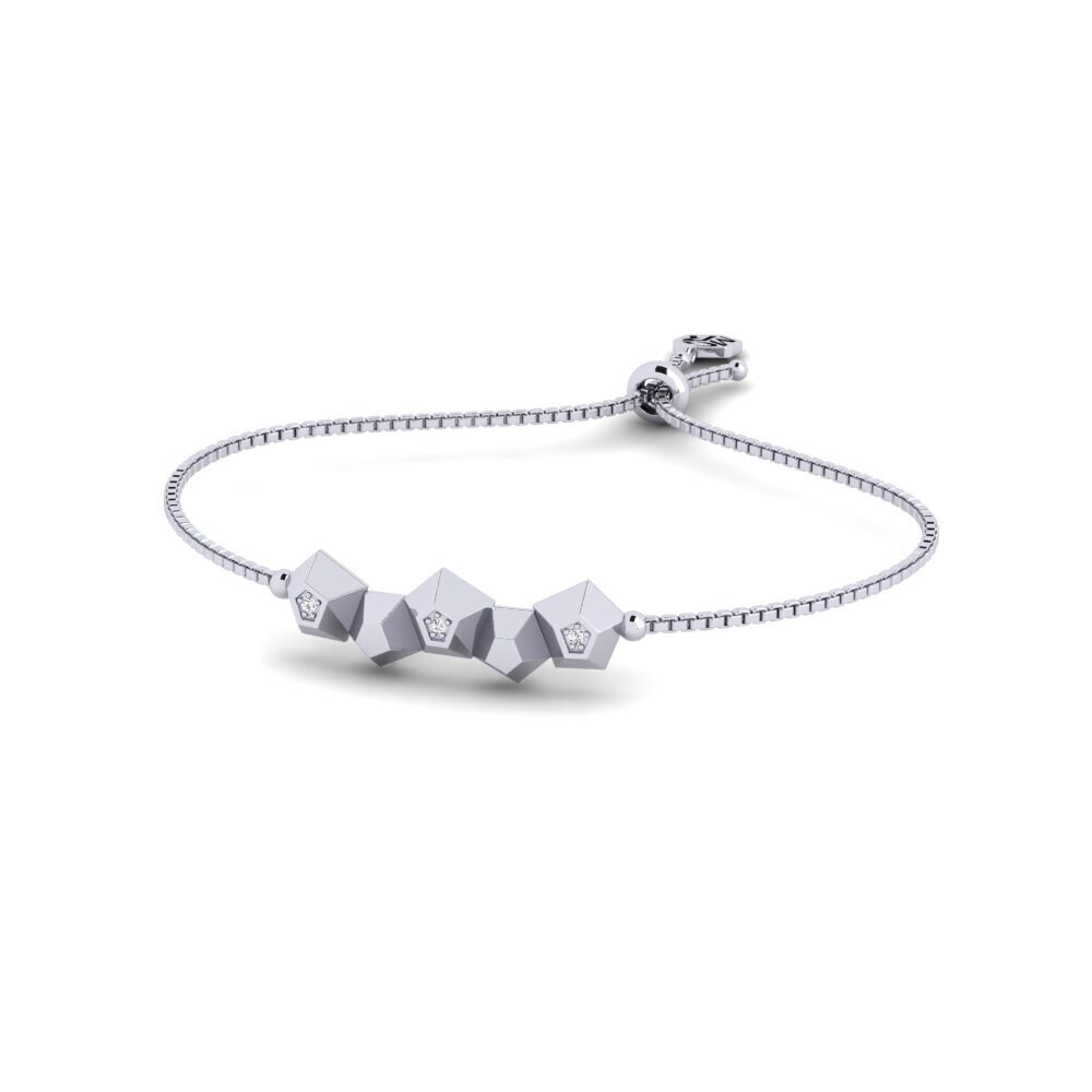 Oro Bianco 375 Bracciale da donna Stellarwind