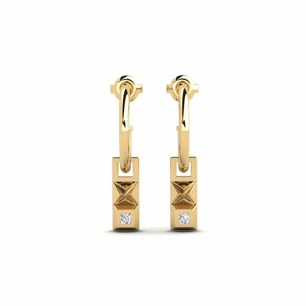 Moissanite Women's Earring Sudut