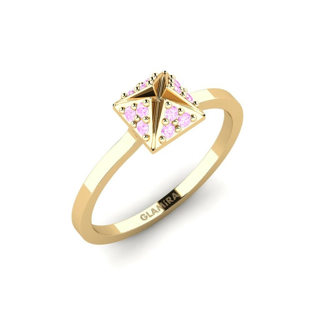 Zaffiro Rosa Anello Tapawha
