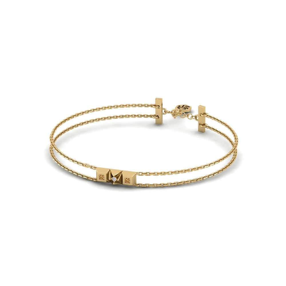 Brown Diamond Women's Bracelet Ugao