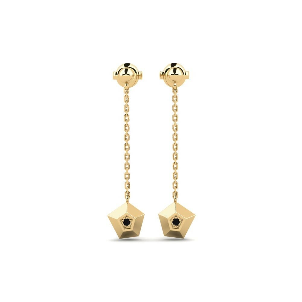 Black Sapphire Women's Earring Uranus