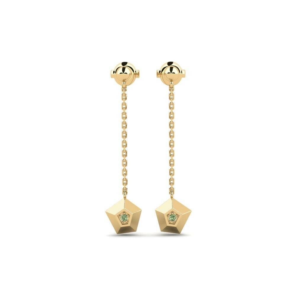 Green Diamond Women's Earring Uranus