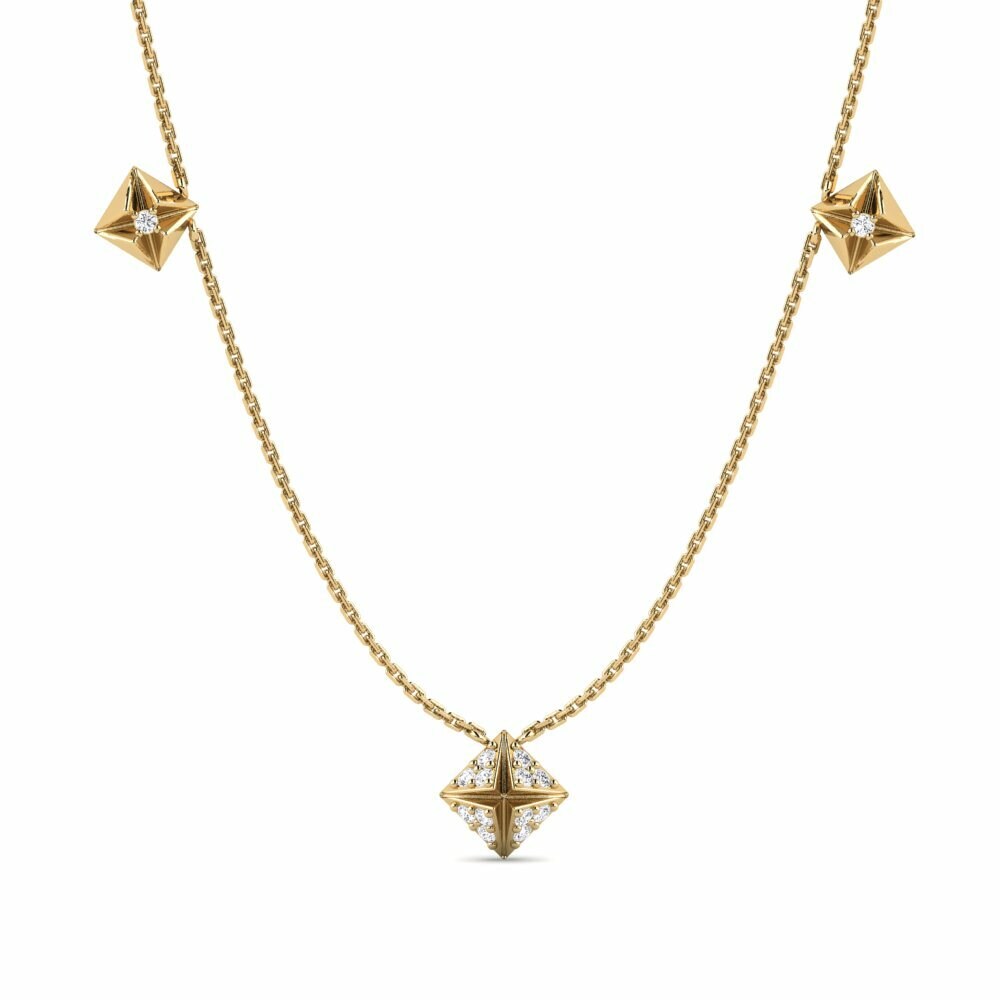 Bulat Kalung wanita Vierkantig