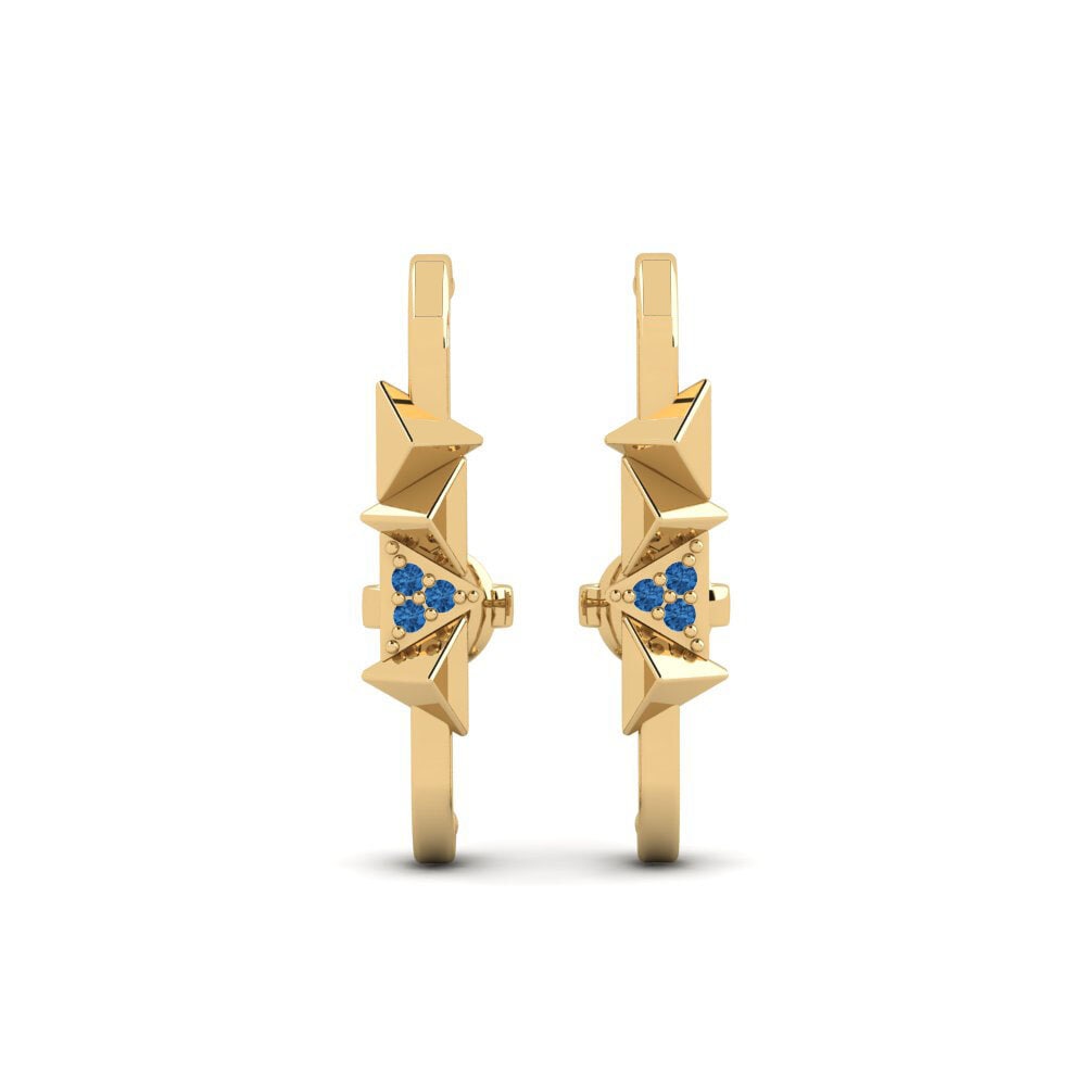 Dark Blue Zirconia Women's Earring Arundel