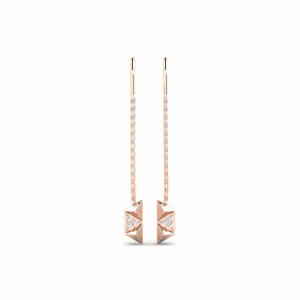 9ct Rose Gold Women's Earring Ashby