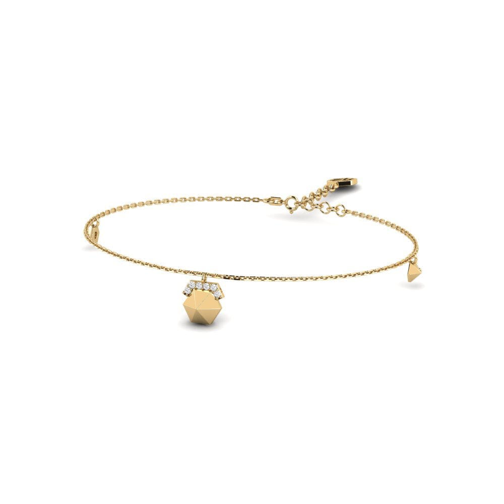 Moissanit Gelang wanita Aysa