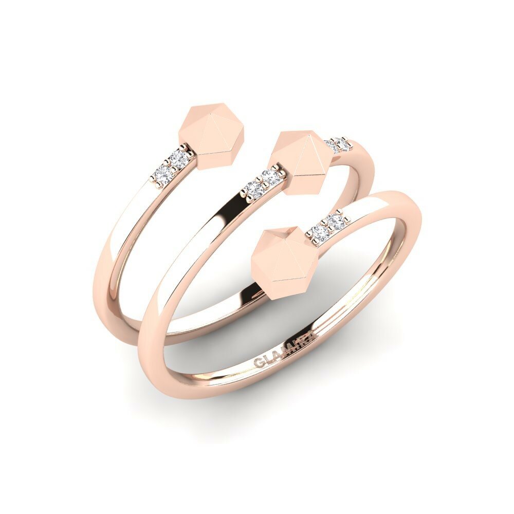 9ct Rose Gold Ring Barlygy