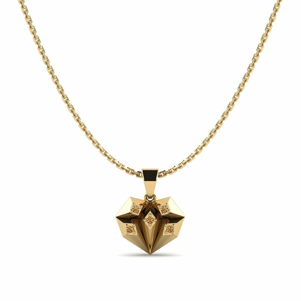 Brown Diamond Women's Pendant Berane